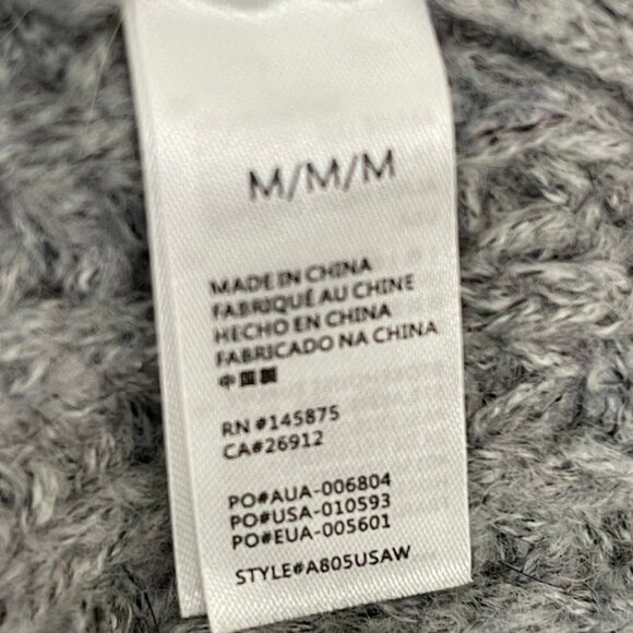 AMUSE SOCIETY Open Knit Powder Blue Sweater with Full Sleeves is NWOT! MEDIUM - Picture 6 of 8